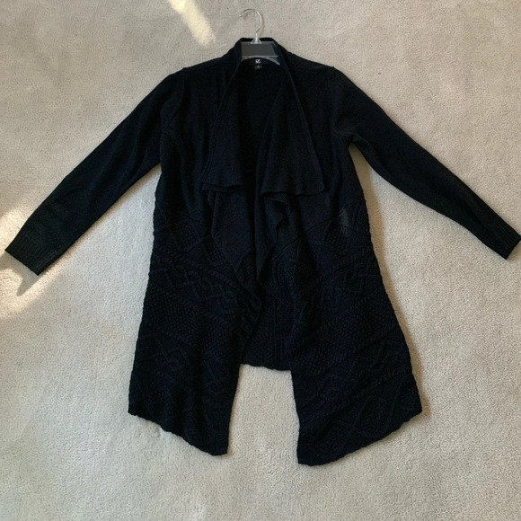 IZ Byer cardigan, cascade open front, S - Picture 12 of 16